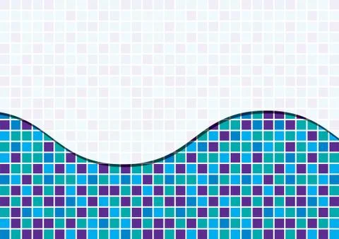 Mosaic abstract business background in vector format Stock Illustration