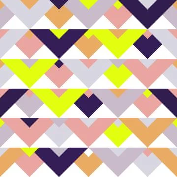 Mosaic abstract geometric swatch pattern vector seamless modern interior art  Stockillustratie