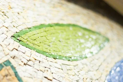 Mosaic and Image Technique . Sample depth of field Stock Photos