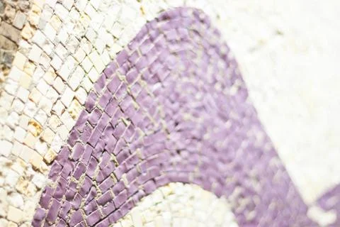 Mosaic and Image Technique . Sample depth of field Stock Photos