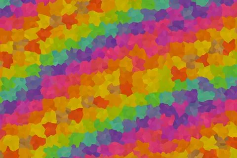 Mosaic background geometric texture mix yellow orange elements pink lilac blu Stock Illustration