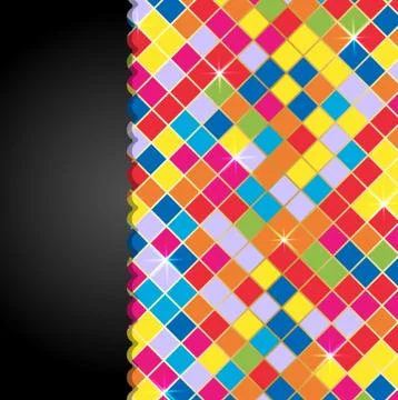 Mosaic background Stock Illustration