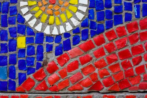 Mosaic background Foto stock