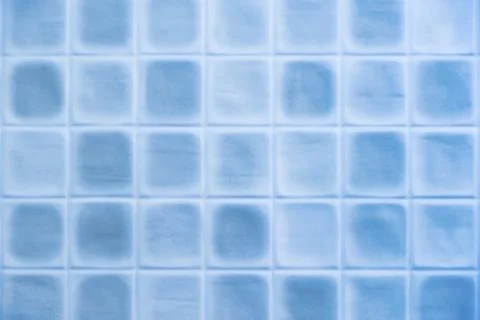 Mosaic Background, tile light blue, square Foto stock