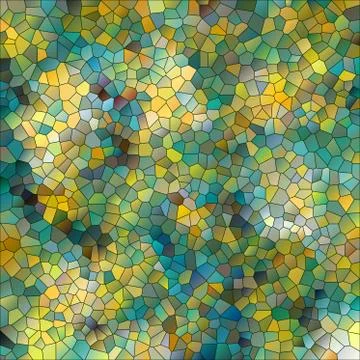 Mosaic backgrounds - vector illustration Stock Illustration