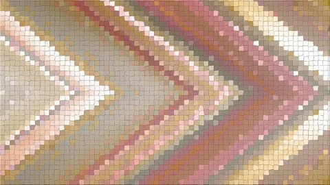 Mosaic based on abstract angle Stock Footage 92146771