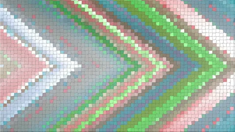 Mosaic based on abstract angle Stock Footage 92148306