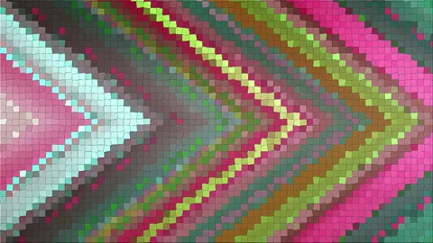 Mosaic based on abstract angle Stock Footage 92152998