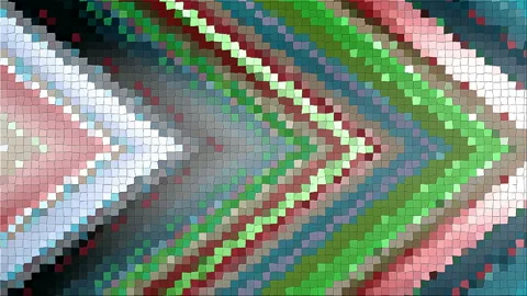 Mosaic based on abstract angle Stock Footage 92153783