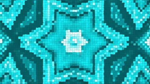 Mosaic based on abstract angle Stock Footage 92157378