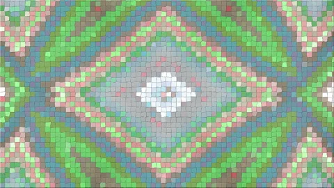 Mosaic based on abstract angle Stock Footage 92158757