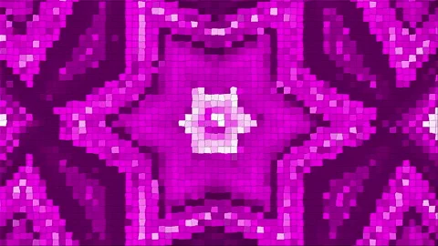 Mosaic based on abstract angle Stock Footage 92158833