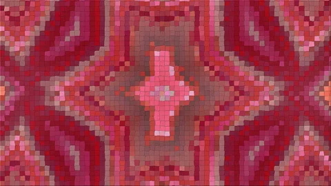 Mosaic based on abstract angle Stock Footage 92159324