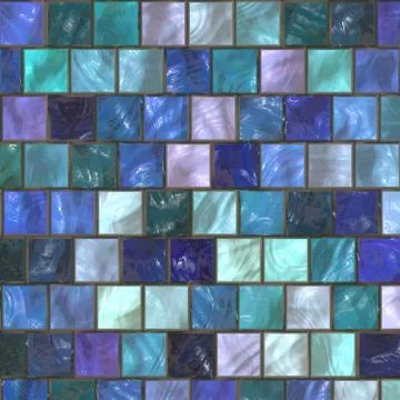 Mosaic in the bathroom Stock-Illustration