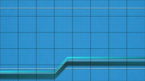 Mosaic blue background,  loop, card wipe transition between the background Stock Footage 39671457