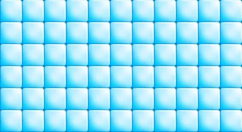 Mosaic blue colored tile buttons with rounded Stock Illustration