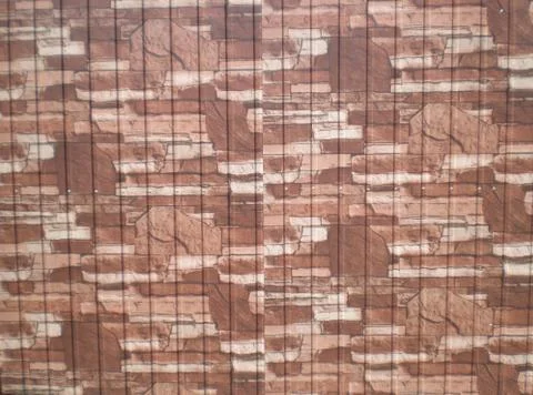 Mosaic brick wall Stock Photos