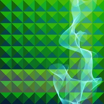 Mosaic bright abstract background - vector illustration Stock Illustration