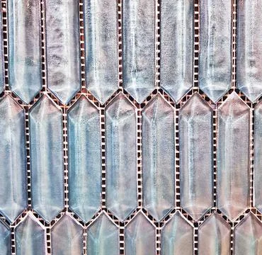 Mosaic ceramic tile with sticks pattern for wall and floor decoration Stock Photos
