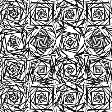 Mosaic of chaotic irregular, random squares. Repeatable background pattern. R Stock Illustration