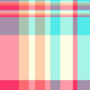 Mosaic check seamless fabric, layer background texture vector. Neutral tart.. イラスト素材