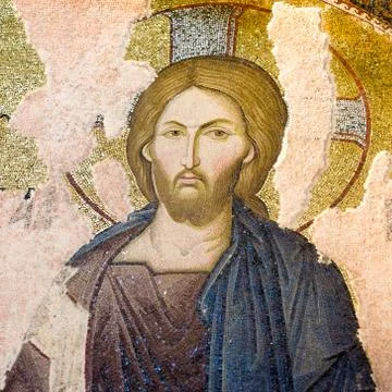 Mosaic of Christ Pantocrator Stock Photos