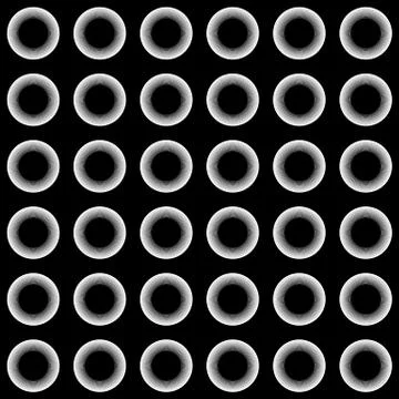 Mosaic of circles repeatable pattern - seamless background Stock Illustration