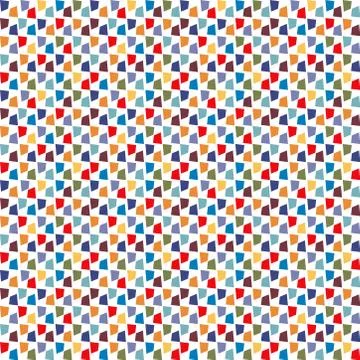 Mosaic coiorful seamless pattern. Vector illustration. Stock Illustration