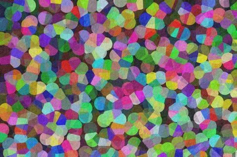 Mosaic colorful circle pattern, texture Stock Illustration