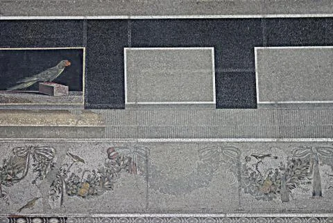 Mosaic in the courtyard Stock Photos