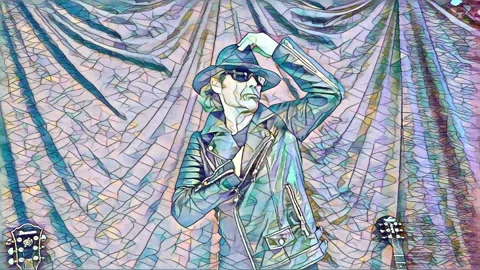 Mosaic Cowboy Stock Footage 236721715