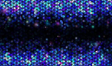 Mosaic dark background Stock Illustration