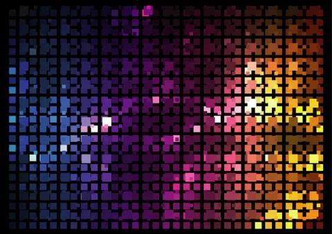 Mosaic - Disco Effect Stock Illustration