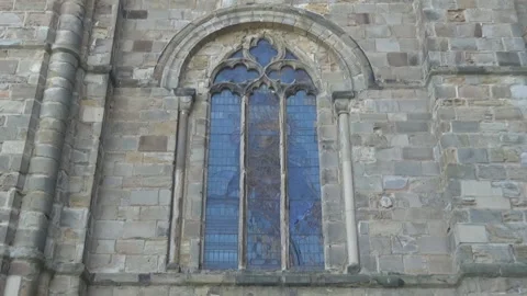Mosaic on a Durham Cathedral Stock Footage 94924952