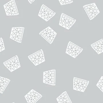 Mosaic floor line vector seamless pattern イラスト素材