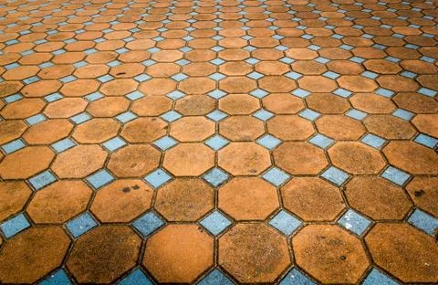 Mosaic on floor Stock Photos