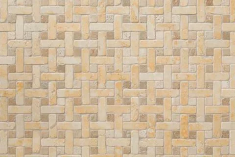 Mosaic floor tile Foto stock