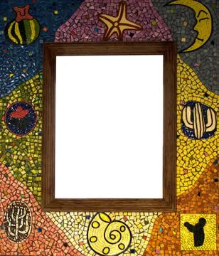 Mosaic frame Stock Photos