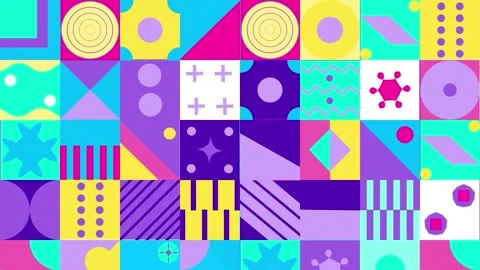 Mosaıc Geometric Backgrounds Stock After Effects