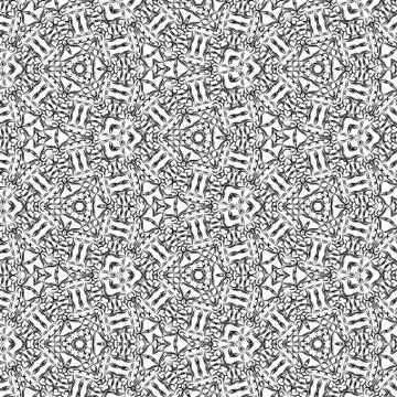Mosaic geometric pattern anti stress image or background with marble effect Illustrazione stock