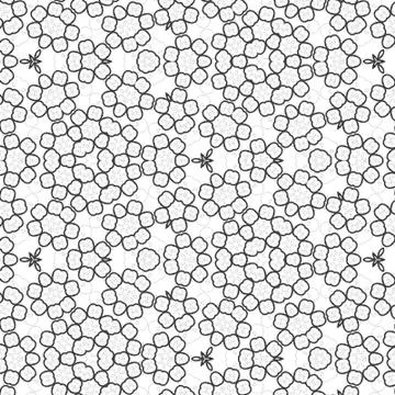 Mosaic geometric pattern, hearts anti stress Stock Illustration