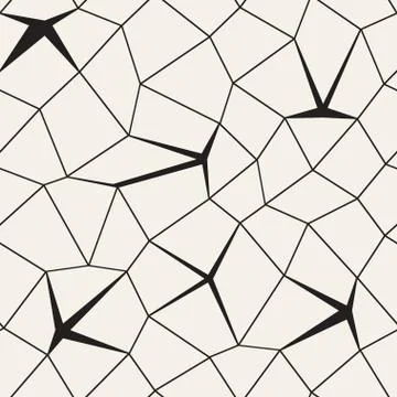 Mosaic geometric seamless pattern Stock Illustration