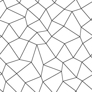 Mosaic geometric seamless pattern Stock Illustration