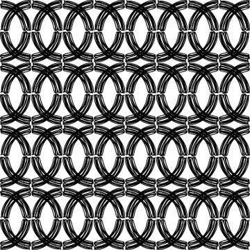 Mosaic with geometric shapes. Stock Illustration