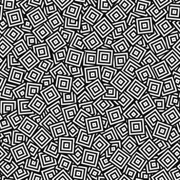Mosaic geometric shapes pattern - seamless. Иллюстрация