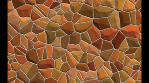 Mosaic getting blurred Stock Footage 44269976