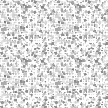 Mosaic gray seamless pattern on white background. Vector Stock Illustration