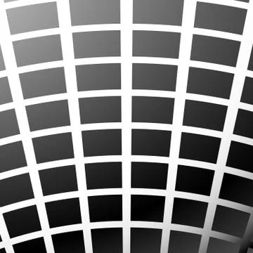 Mosaic, grid of squares with distortion effect. Abstract grayscale pattern. イラスト素材