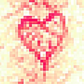 Mosaic heart Stock Photos