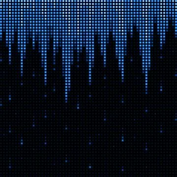 Mosaic icicles Stock Illustration